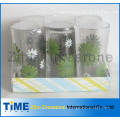 9oz Druck Aufkleber Trinkglas Tumbler Set (TM24007-5)